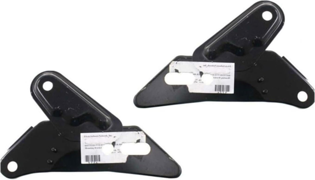 AUTOS PARTS PLUS Set of 2 Front Bumper Arm Mounting Brackets Steel Left Driver & Right Passenger Side Direct Replacement Compatible with 1999-2002 Toyota 4Runner TO1066126 TO1067126 5201135070