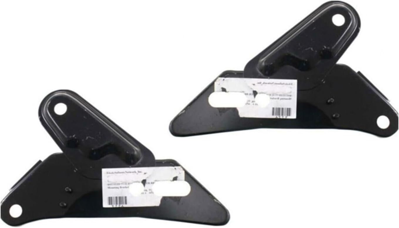 AUTOS PARTS PLUS Set of 2 Front Bumper Arm Mounting Brackets Steel Left Driver & Right Passenger Side Direct Replacement Compatible with 1999-2002 Toyota 4Runner TO1066126 TO1067126 5201135070