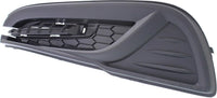 Front Fog Light Cover Textured Left Driver Side Direct Replacement Compatible With 2013-2015 Honda Civic HO1038113 71107TR3A61