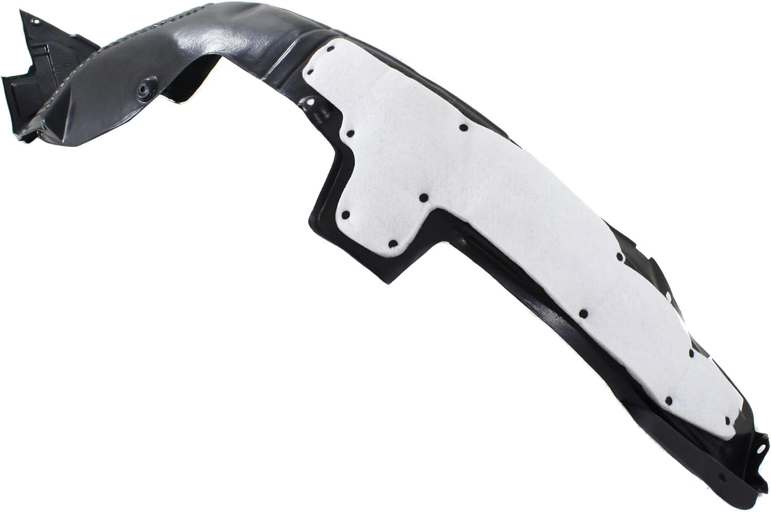 Front Fender Liner Right Passenger Side Direct Replacement Compatible With 2014-2016 Kia Forte / Forte5 KI1249122 86812A7000