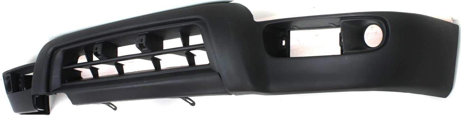 Front Bumper Chrome + Lower Valance Primed + Brackets + Signal Lights Left Driver & Right Passenger Side Direct Replacement Compatible With 1999-2002 Toyota 4Runner TO2531133