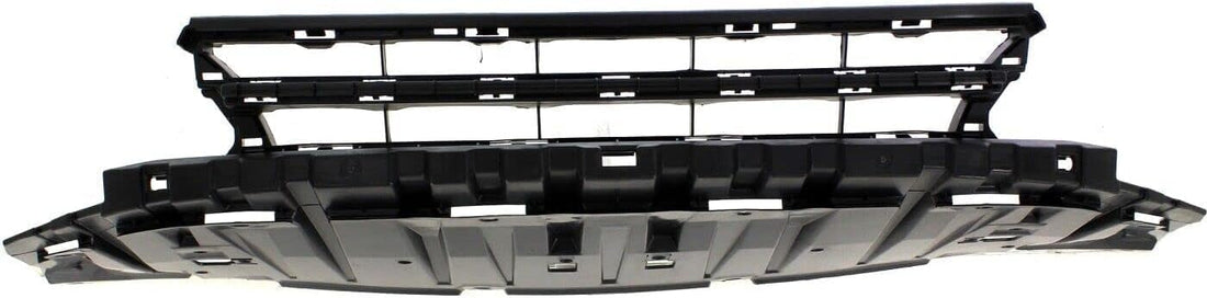 AUTOS PARTS PLUS Front Bumper Cover Primed + Lower Grille + Molding Chrome + Fog Light Cover Textured Right Passenger & Left Driver Side Direct Replacement Compatible With 2013-2015 Honda Civic