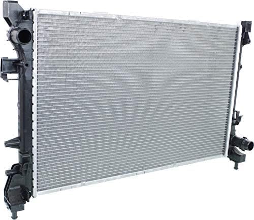 Front Radiator Aluminum Core Direct Replacement Compatible With 2012-2019 Fiat 500 FI3010100 55111352AA