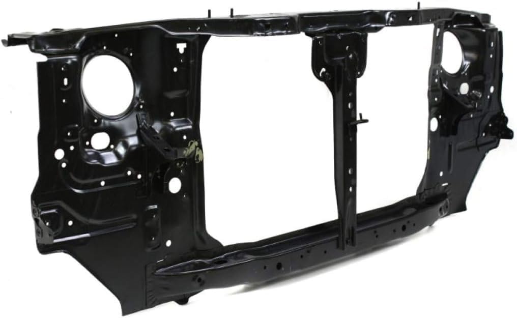 Front Radiator Support Assembly Black Steel Direct Replacement Compatible With 2001-2002 Nissan Frontier NI1225150 625009Z430