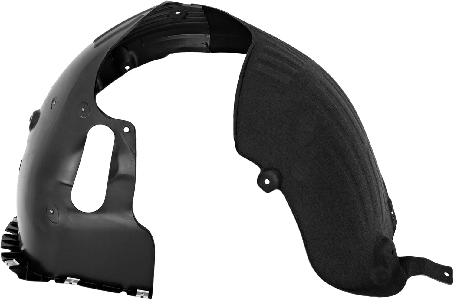 Front Fender Liner Right Passenger Side Direct Replacement Compatible With 2015-2017 Hyundai Sonata HY1249154 86812C2000