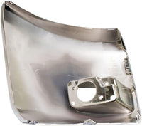 Front Bumper End Cap Chrome Plastic Left Driver Side With Fog Light Holes Direct Replacement Compatible With 2007-2013 Chevrolet Silverado 1500 GM1004156 20985757