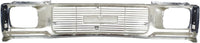 Front Grille Assembly Chrome Shell And Painted Gray Insert With Headlight Holes & Emblem Provision Direct Replacement Compatible With 1992-1994 GMC Jimmy / 1991-1993 Sonoma GM1200346
