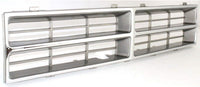 Front Grille Chrome Insert Direct Replacement Compatible With 1986-1990 Dodge Full Size Pickup CH1200103 4249802