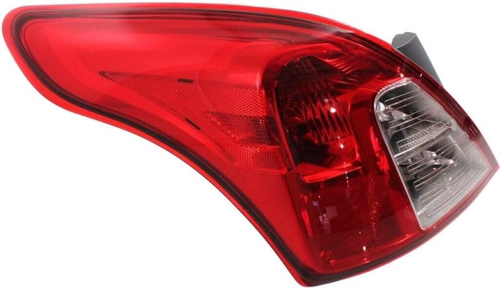 Tail Light Left Driver Side Direct Replacement Compatible With 2012-2019 Nissan Versa NI2800194 265553AN0A
