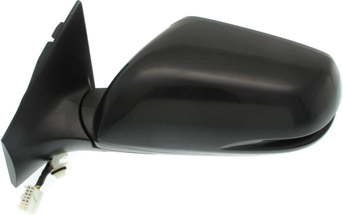 Front Power Mirror Manual Folding Heated Primed Left Driver Side Direct Replacement Compatible With 2017-2022 Honda CR-V HO1320318 76258TLAA32-PFM 76251T1WA01ZF