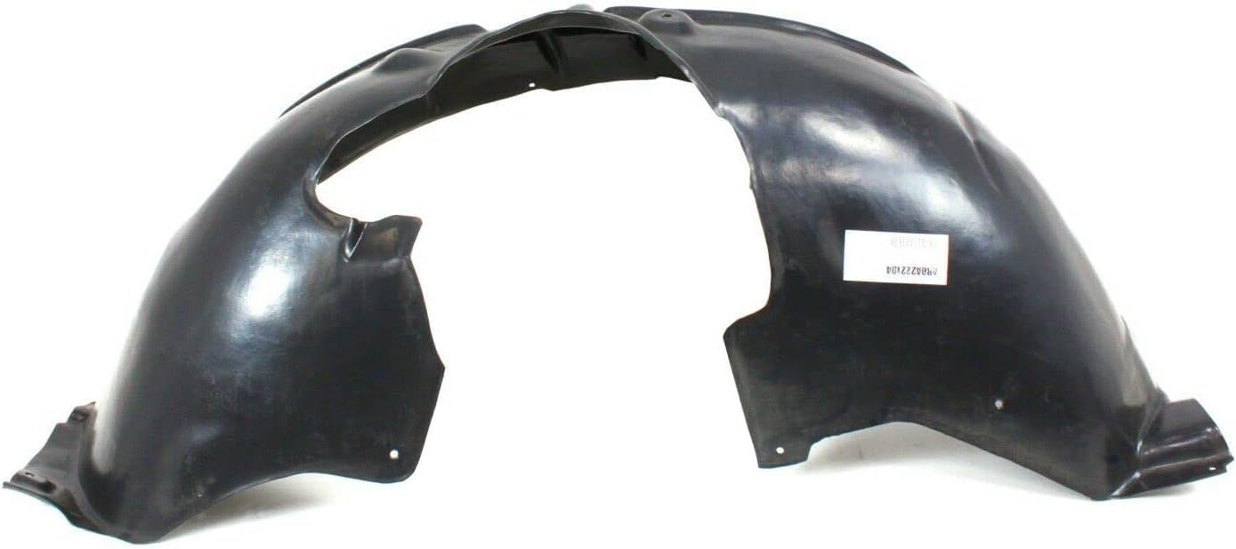 Front Fender Liner Left Driver Side Direct Replacement Compatible With 2007-2015 Audi Q7 AU1248110 4L0809961B
