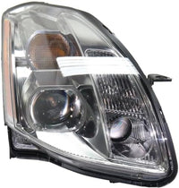 Set Of 2 Front Head Light Assembly Plastic Left Driver & Right Passenger Side Direct Replacement Compatible With 2004-2006 Nissan Maxima NI2502183 NI2502150 NI2503183 NI2503150