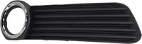 Front Fog Light Molding Primed With Chrome Trim Right Passenger Side Direct Replacement Compatible With 2008-2010 Toyota Avalon TO1039140 5203007020 5203007030