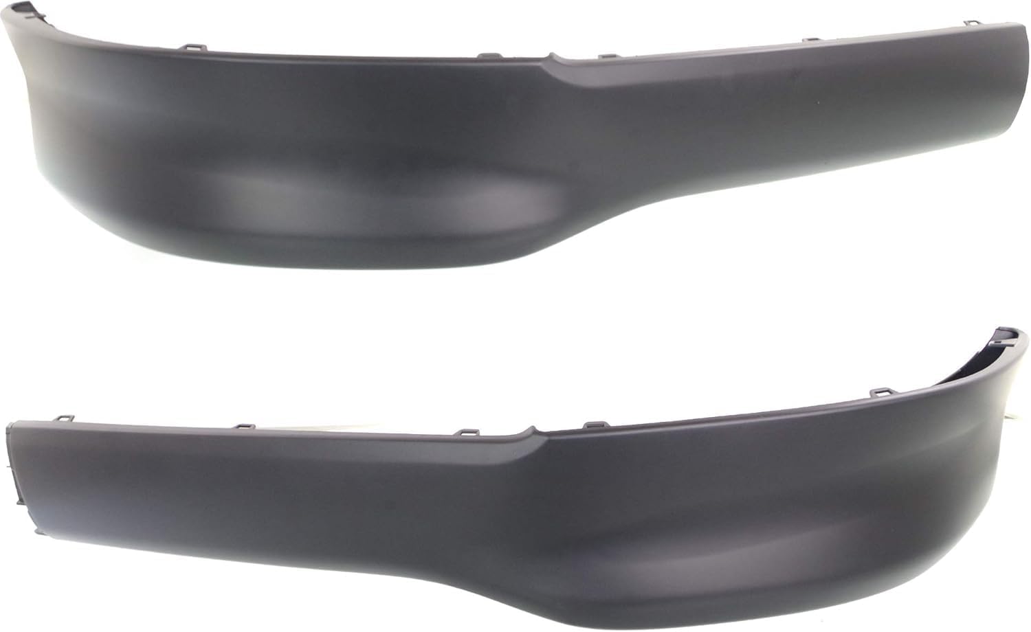 Front Bumper Cover Textured + Lower Valance Primed Plastic Left Driver & Right Passenger Side Direct Replacement Compatible With 2005-2011 Toyota Tacoma TO1000305 TO1093127 TO1093128