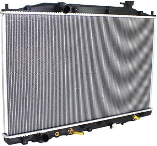 Front Radiator Aluminum Core Direct Replacement Compatible With 2011-2017 Honda Odyssey HO3010227 19010RV0A51