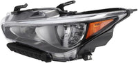 Front Headlight Assembly Left Driver Side Direct Replacement Compatible With 2014-2017 Infiniti Q50 IN2502157 260604HB0B