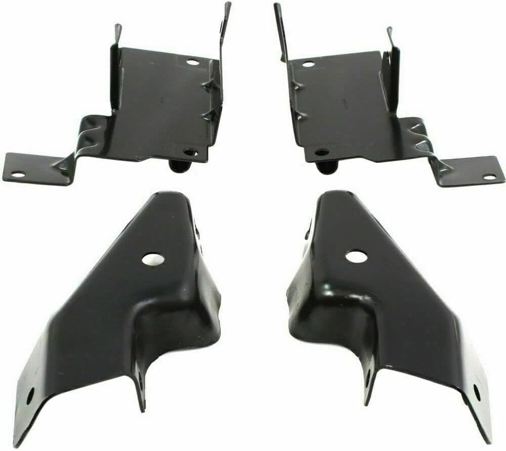 Front Bumper Chrome + Grille + Upper Cover + Valance + Brackets Set + Head & Signal Lamp RH & LH Side Direct Replacement Compatible With Silverado 1500 2003-2006 / Avalanche 2002-2006