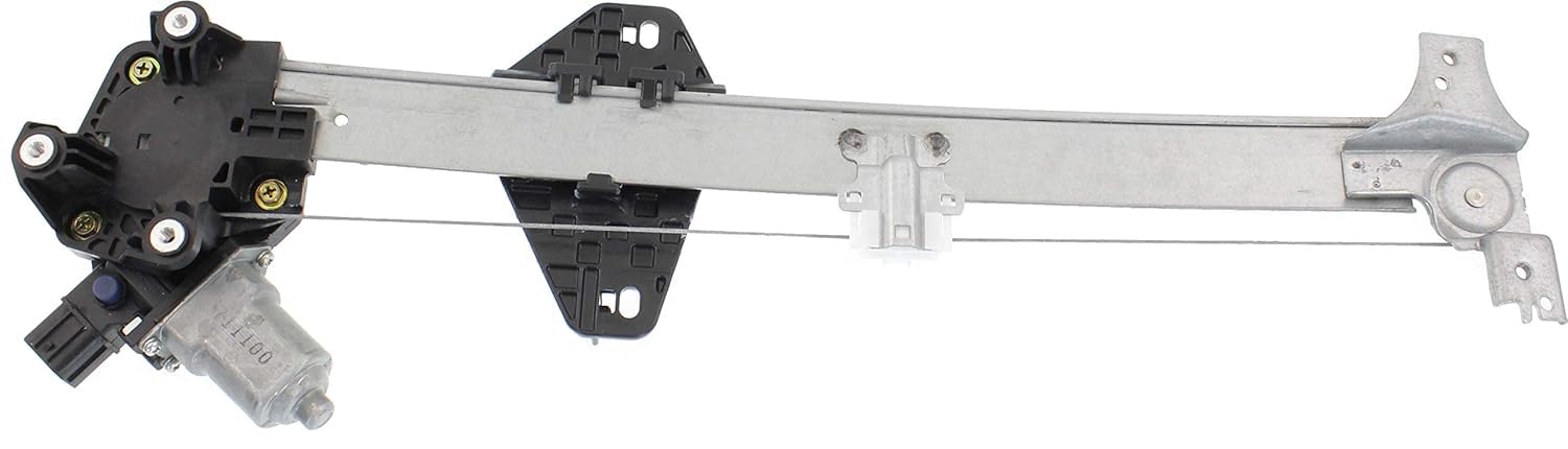 Rear Power Window Regulator with Motor Left Driver Side Direct Replacement Compatible with 2007-2013 Acura MDX AC1550104 72750STXA02
