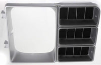 Front Headlight Door Bezel With Signal Head Lamps Left Driver Side Direct Replacement Compatible With 1981-1982 Chevrolet/Suburban C-K Series GM2512105 14021351