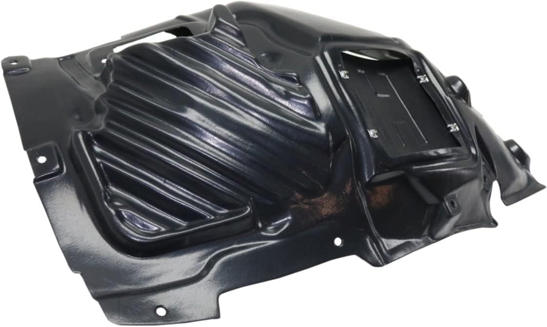 Front Fender Liner Middle Section Left Driver Side Direct Replacement Compatible With 2014-2019 BMW 3-Series GT BM1248154 51717288909
