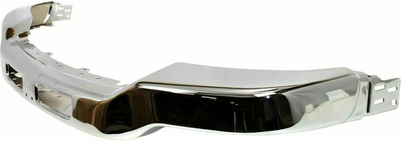 AUTOS PARTS PLUS New Front Bumper Face Bar Chrome Without Bracket Direct Replacement For GMC Sierra 1500 2500HD 3500 2003-2006 15098990 GM1002418