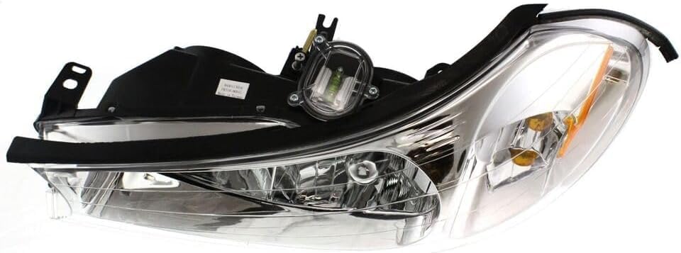 Set Of 2 Front Headlight Assembly Halogen Right Passenger and Left Driver Side Direct Replacement Compatible With 1998-2000 Ford Contour FO2503145 FO2502145 XS2Z13008AA XS2Z13008BA