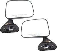 AUTOS PARTS PLUS Set Of 2 Front Mirrors Manual Folding Non-Heated Textured Right Passenger & Left Driver Side Direct Replacement Compatible With 1989-1995 Toyota Pickup 8794089141-PFM 8791089143-PFM