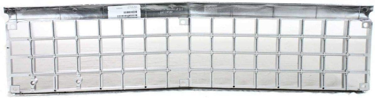 Front Grille Chrome Shell And Insert With Emblem Provision Direct Replacement Compatible With 1982-1987 Chevrolet El Camino/GMC Caballero / 1982-1983 Malibu GM1200167 14034154