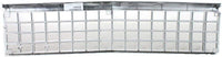 Front Grille Chrome Shell And Insert With Emblem Provision Direct Replacement Compatible With 1982-1987 Chevrolet El Camino/GMC Caballero / 1982-1983 Malibu GM1200167 14034154