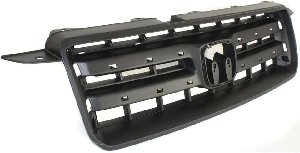 Front Grille Painted Dark Gray Shell And Insert Direct Replacement Compatible With 2006-2008 Honda Pilot HO1200182 75101S9VA02ZL
