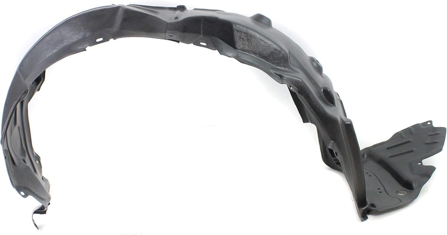Front Fender Liner Right Passenger Side Direct Replacement Compatible With 2010-2015 Lexus IS250 / IS350 LX1249109 5380553050
