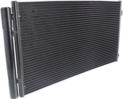 Front A/C Condenser Aluminum Core Direct Replacement Compatible With 2015-2021 Jeep Renegade / 2015-2022 Ram ProMaster City CH3030260 CH3030265 FI3030102 68247204AA 68273402AA