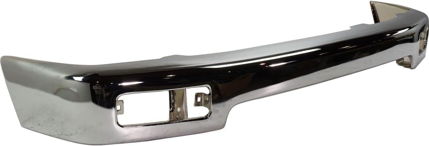 Front Bumper Face Bar Chrome Steel Direct Replacement Compatible With 1996-1998 Toyota 4Runner TO1002162 5210135300