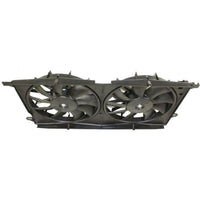 Front Radiator Cooling Dual Fan Shroud Assembly Plastic Direct Replacement Compatible with 2000-2005 Buick Lesabre/Pontiac Bonneville GM3115119 12487606