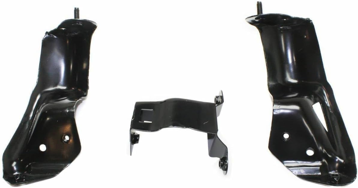 Front Bumper Chrome Steel + Upper Cover + Lower Valance + Brackets + Fog Lamps Left & Right Side Direct Replacement Compatible With 1999-2002 Silverado 1500/2000-2006 Tahoe/Suburban