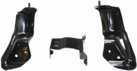 Front Bumper Chrome Steel + Upper Cover + Lower Valance + Brackets + Fog Lamps Left & Right Side Direct Replacement Compatible With 1999-2002 Silverado 1500/2000-2006 Tahoe/Suburban
