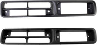 Front Bumper Chrome Steel + Fog Lights Bezels Primed + Signal Lamps + Brackets Left Driver & Right Passenger Side Direct Replacement For 1996-1997 Nissan Pickup Base SE XE NI1002127