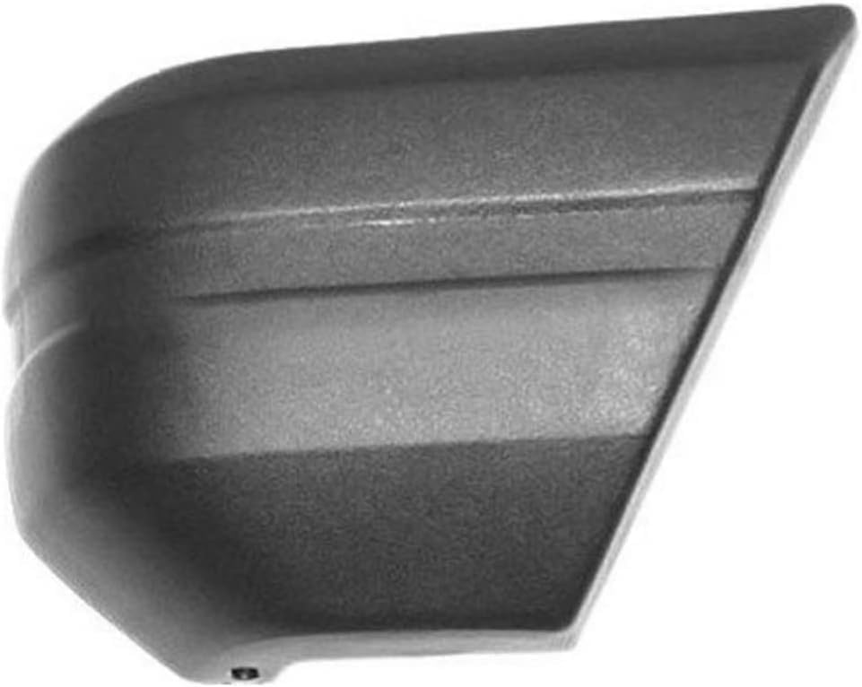 Front Bumper End Cap Textured Left Driver Side Direct Replacement Compatible With 1984-1996 Jeep Cherokee CH1004107 52000179
