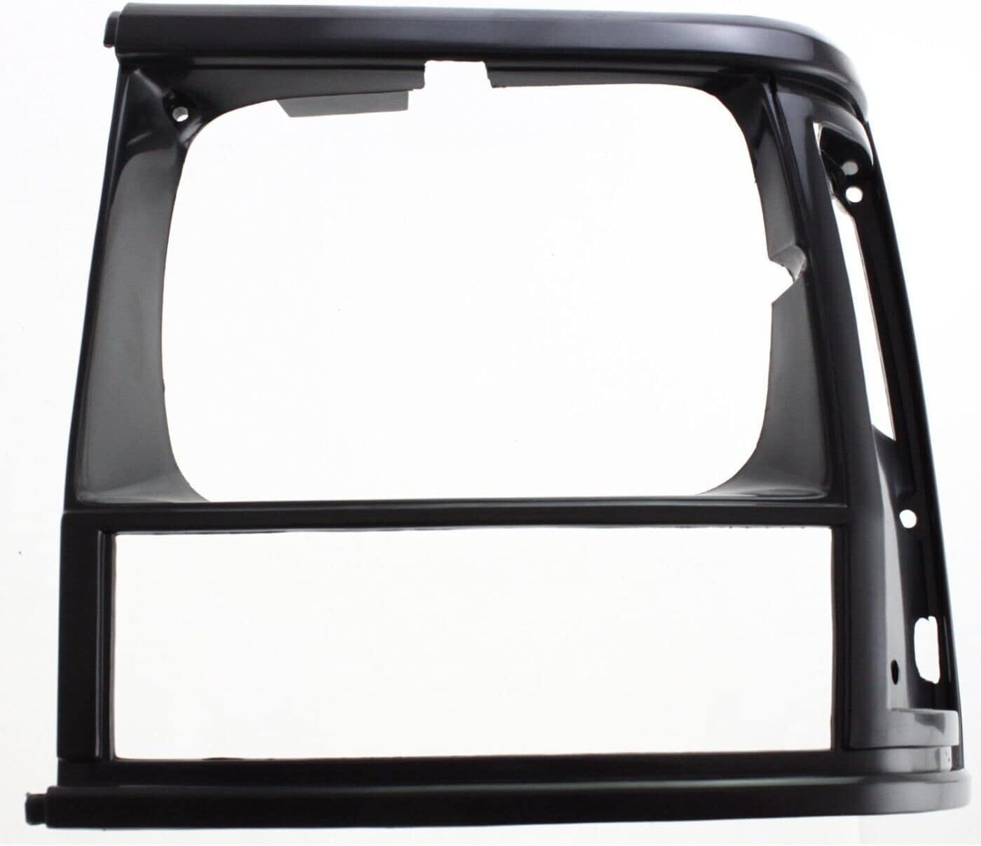 Front Head Light Door Bezels Primed Plastic Right Passenger & Left Driver Side Direct Replacement Compatible With Jeep Cherokee 1991-1996 / Comanche 1991-1992 CH2513124 CH2512124