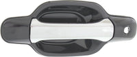 Set of 2 Front Exterior Door Handle Chrome with Smooth Black Right Passenger & Left Driver Side Direct Replacement Compatible with 2004-2012 GMC Canyon/Chevrolet Colorado 8972985350