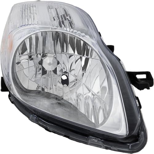 Set Of 2 Front Headlight Lens And Housing Right Passenger & Left Driver Side Direct Replacement Compatible With 2009-2011 Toyota Yaris TO2519123 TO2518123 8113052B50 8117052B40