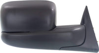 Set OF 2 Front Towing Mirror Manual Adjust Non-Heated Textured Left Driver And Right Passenger Side Direct Replacement Compatible With 1994-2001 Dodge Ram 1500/1994-2002 2500 3500