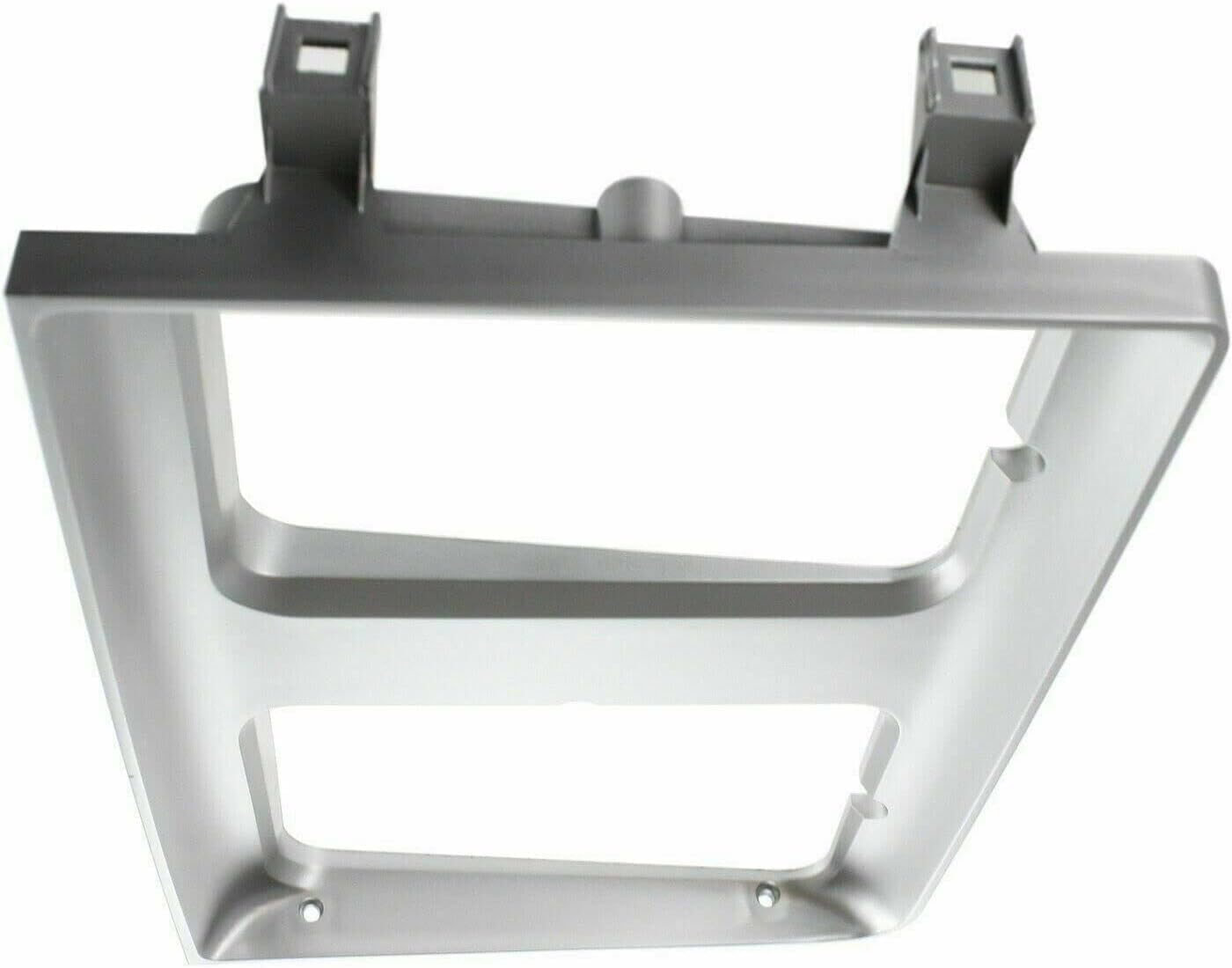 Front Bumper Chrome Without Impact Strip + Grille Silver Shell And Insert + Headlamp Bezels Right & Left Side Direct Replacement Compatible With Chevrolet/GMC C/K-Series 1985-1987