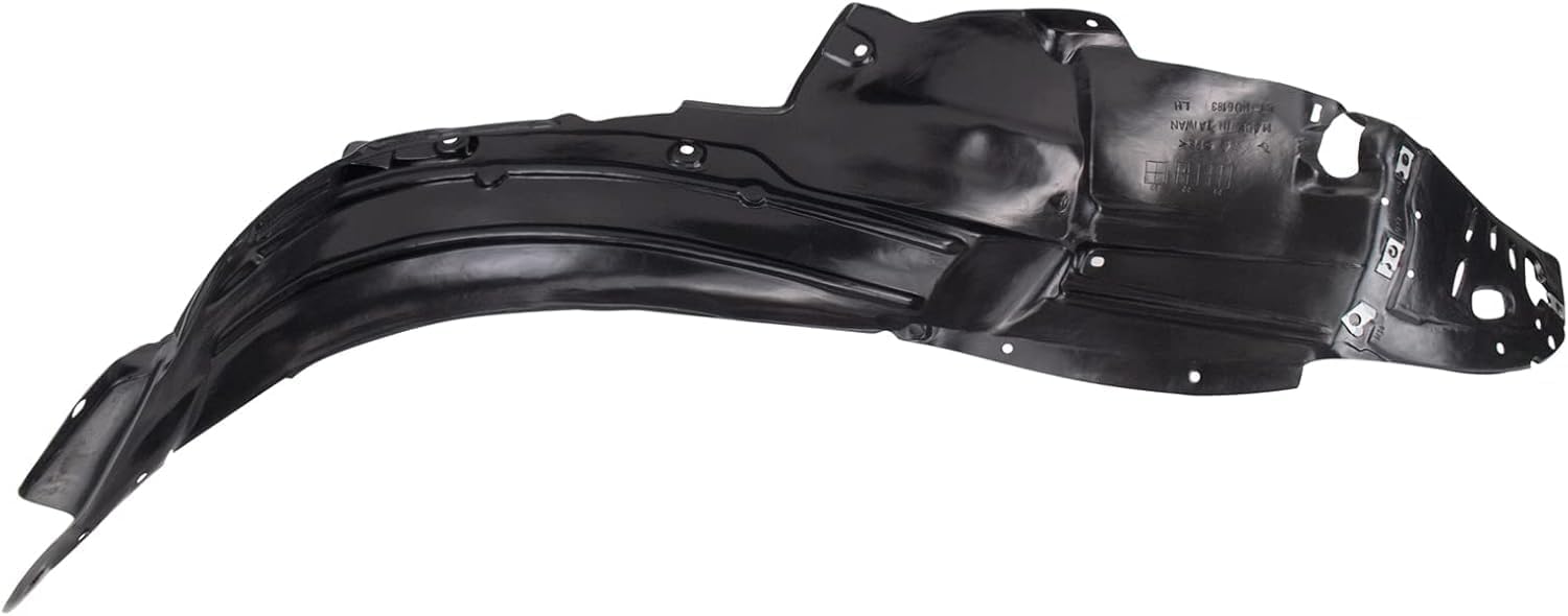 Front Fender Liner Left Driver Side Direct Replacement Compatible With 2012-2014 Acura TL AC1248134 74151TK5A01-PFM