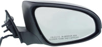 Front Power Mirror Manual Folding Primed Right Passenger Side Direct Replacement Compatible With 2015 Toyota Camry TO1321320 8790106040