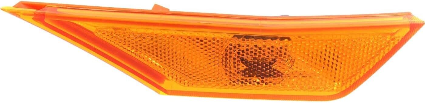 Front Side Marker Lamp Assembly Right Passenger Side Direct Replacement Compatible With 2016-2021 Honda Civic HO2551127 33800TBAA02