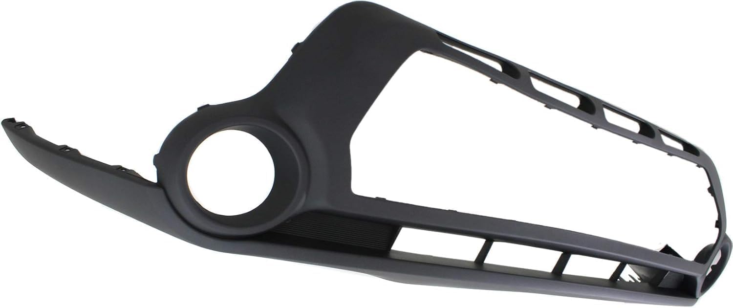 Front Bumper Cover Lower + Center Grille Textured Direct Replacement Compatible With 2014-2016 Kia Soul KI1015104 KI1036119 86561B2000 86512B2000