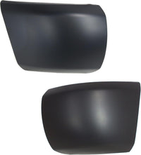 Front Bumper End Cap Without Fog Light Hole + Outer Filler Primed Left Driver & Right Passenger Side Direct Replacement Compatible With 2007-2013 Chevrolet Silverado 1500 GM1017103
