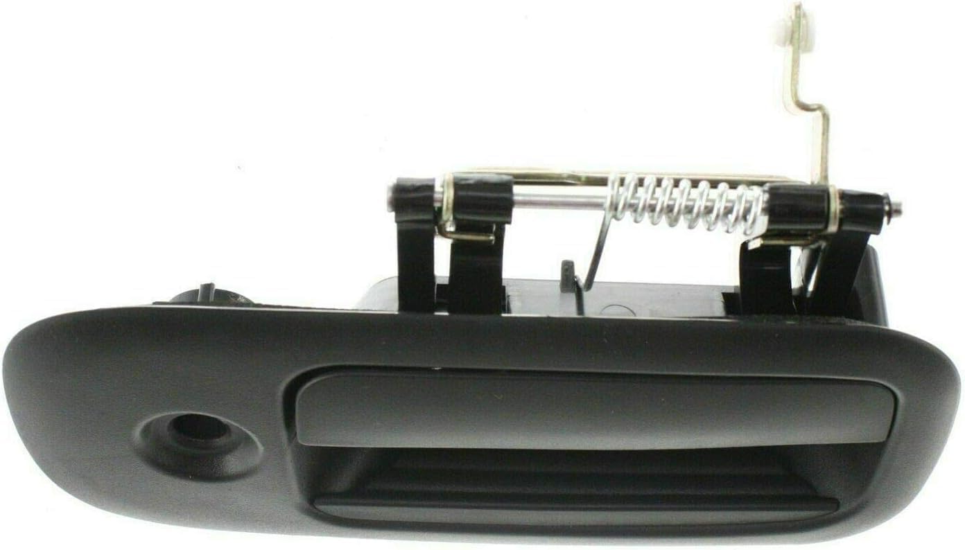 Exterior Rear Outside Sliding Door Handle with Key Hole Textured Right Passenger Side Direct Replacement Compatible with 1996-2009 Chevrolet Express/GMC Savana 1500 2500 3500