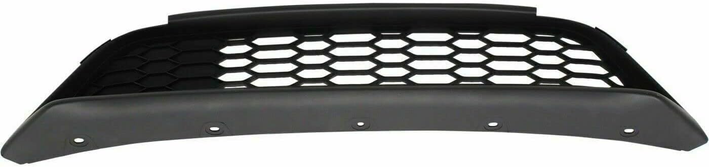 AUTOS PARTS PLUS Front Bumper Lower Grille Without Collision Warning Textured Direct Replacement Compatible With 2016-2017 Honda Accord HO1036126 71152T2FA50